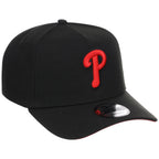 Philadelphia Phillies MLB Black x Red FASHION CORE New Era 9FORTY A-Frame