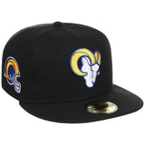 Los Angeles Rams NFL Black Dome New Era 59FIFTY