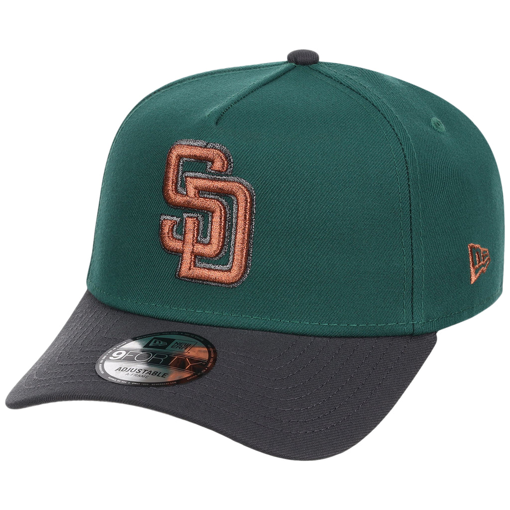 San Diego Padres MLB Emerald Graphite New Era 9FORTY