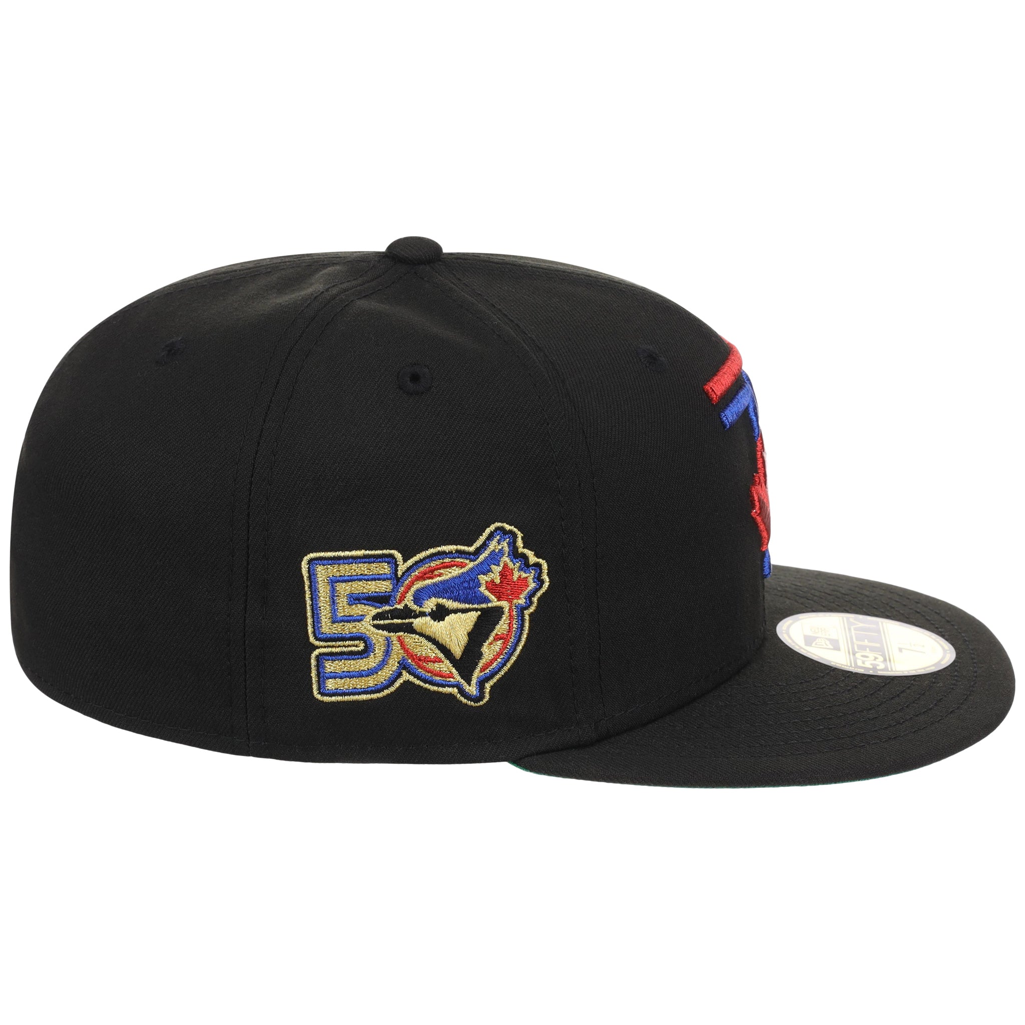 Toronto Blue Jays Toronto 50th Anniversary New Era 59FIFTY (Black/Black)
