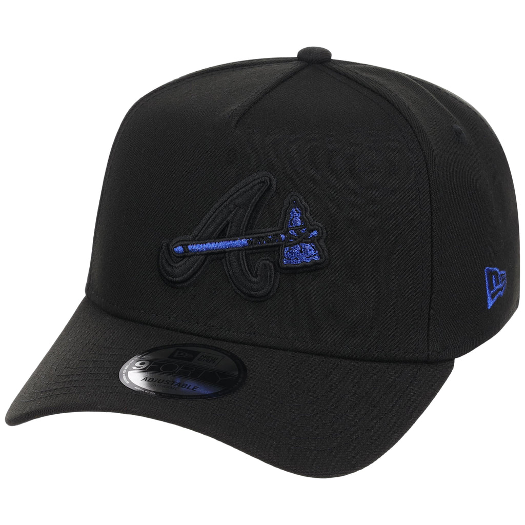 Atlanta Braves MLB Black x Royal FASHION CORE New Era 9FORTY A-Frame