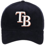 Tampa Bay Rays MLB Navy Cord FASHION CORE New Era 9FORTY A-Frame