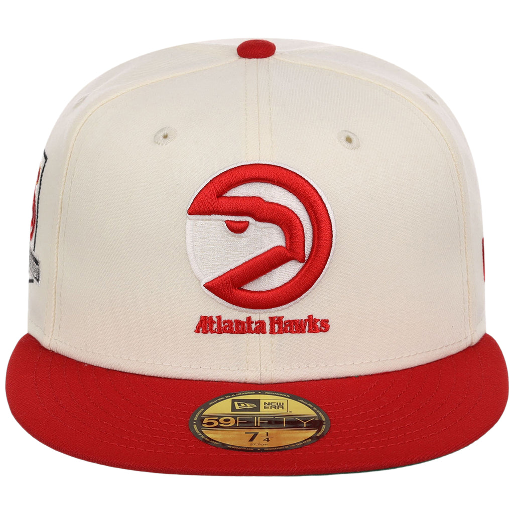 Atlanta Hawks NBA Chrome OTC New Era 59FIFTY (Chrome/Red)