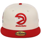 Atlanta Hawks NBA Chrome OTC New Era 59FIFTY (Chrome/Red)
