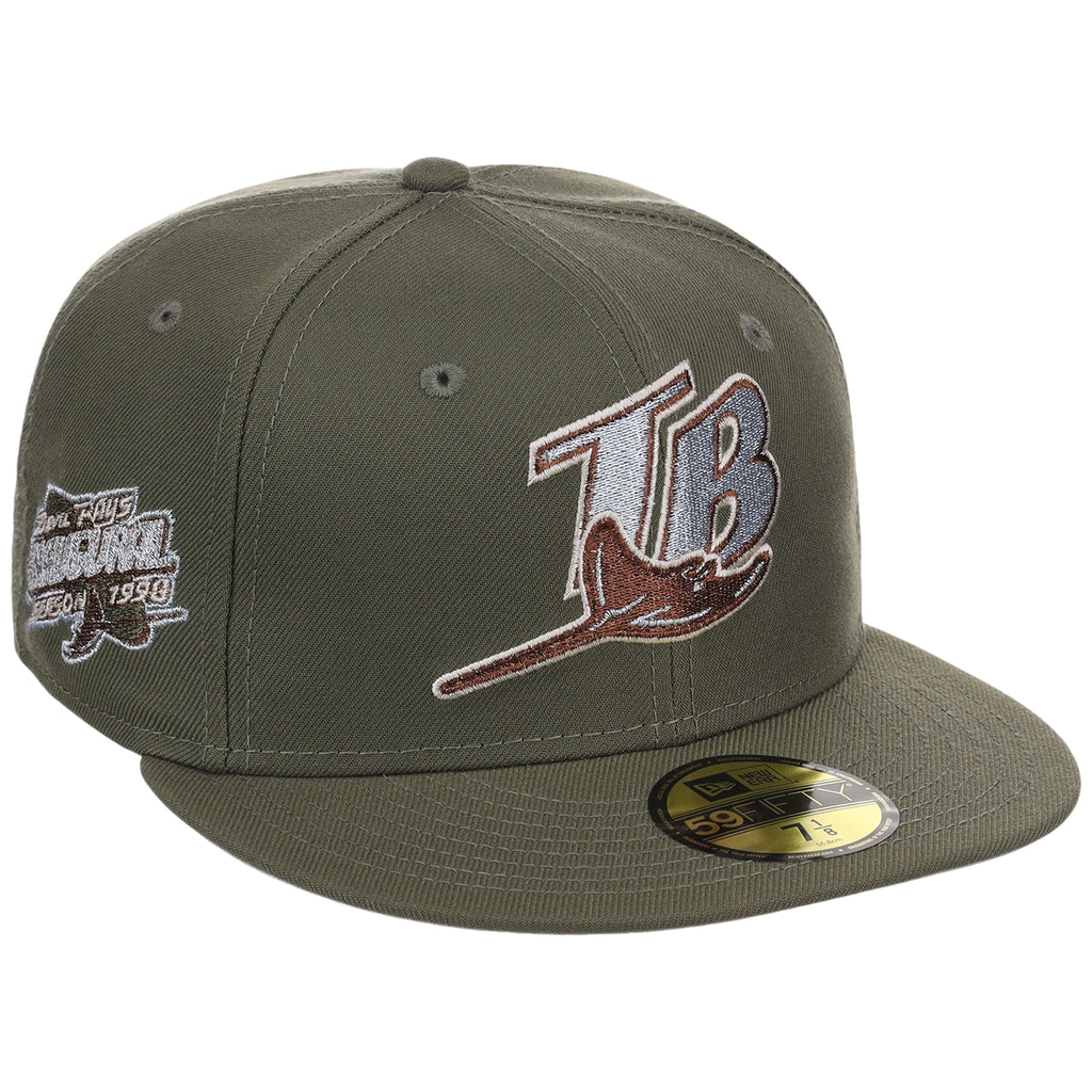 Tampa Bay Rays MLB Olive Alloy New Era 59FIFTY