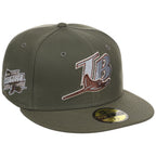 Tampa Bay Rays MLB Olive Alloy New Era 59FIFTY