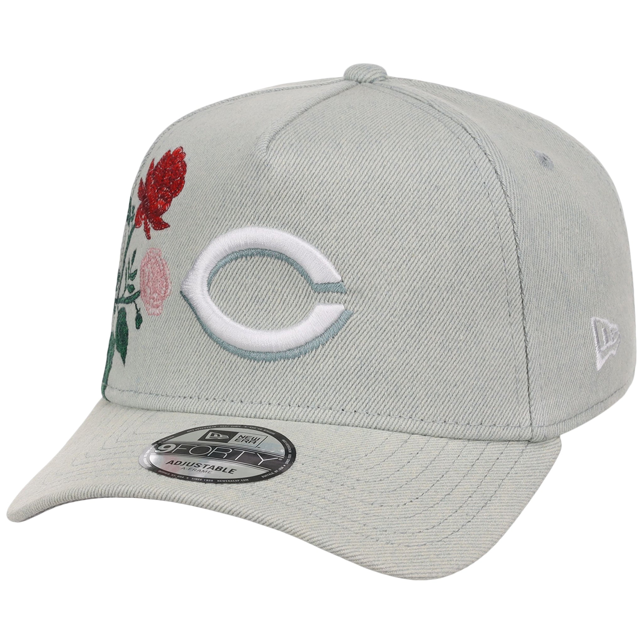 Cincinnati Reds MLB Denim Flower New Era 9FORTY