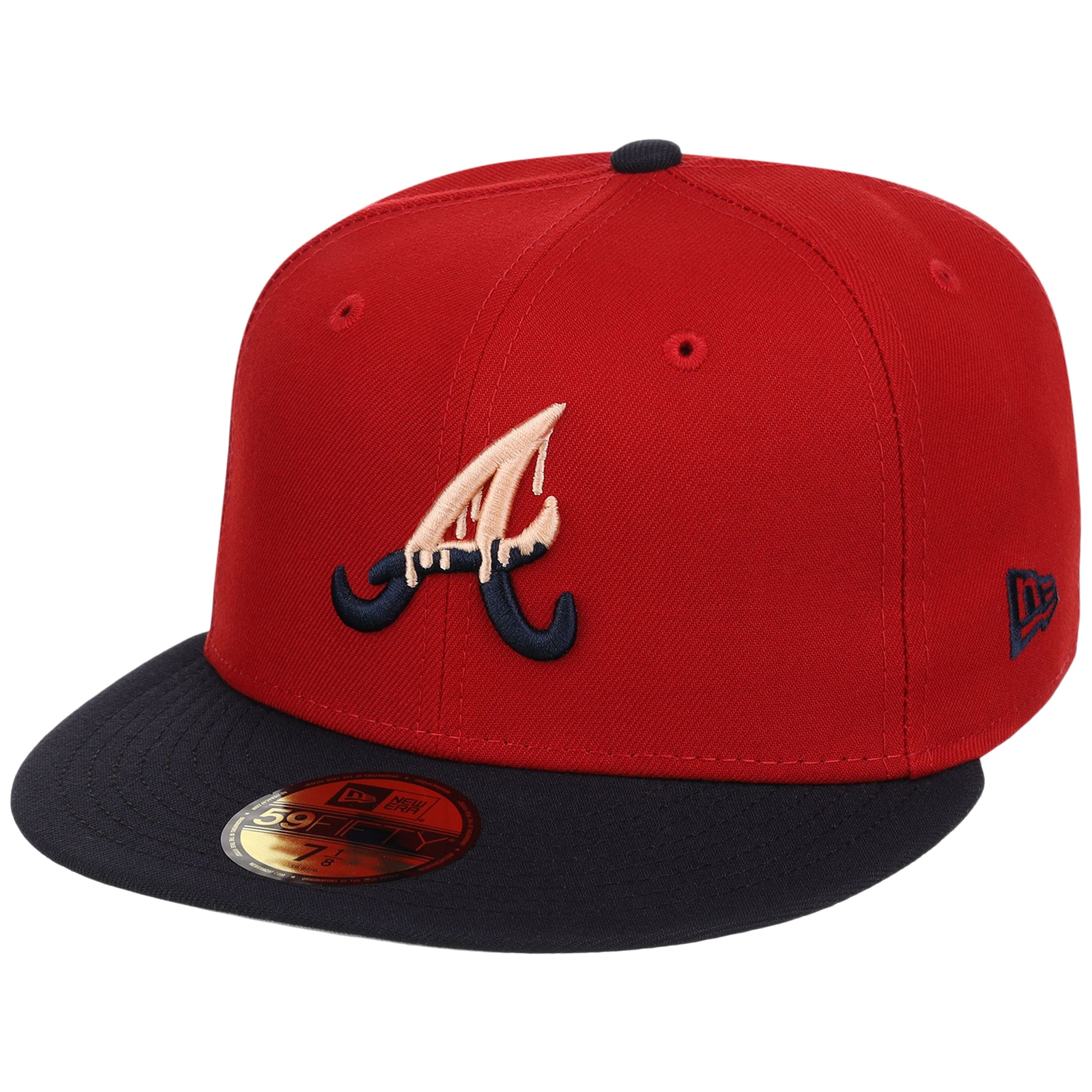 Atlanta Braves Peach Drip Atlanta Crown the City New Era 59FIFTY