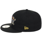 Pittsburgh Pirates MLB x John Geiger 'Misplaced Series' 2.0 New Era 59FIFTY (Black/Black)