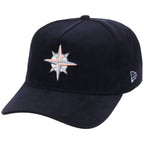 Seattle Mariners MLB Peach Ice Navy Cord New Era 9FORTY A-Frame – 4