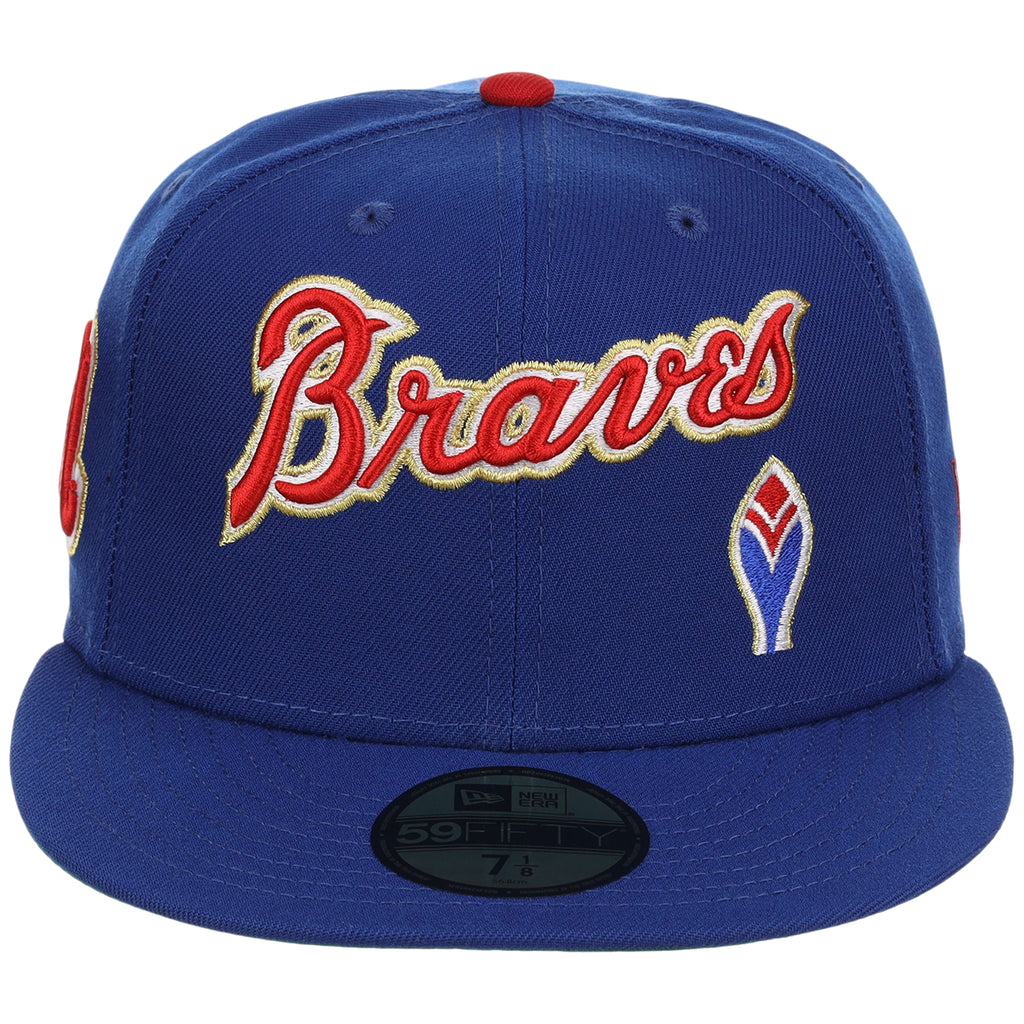 Atlanta Braves Coop Script Atlanta Crown the City New Era 59FIFTY