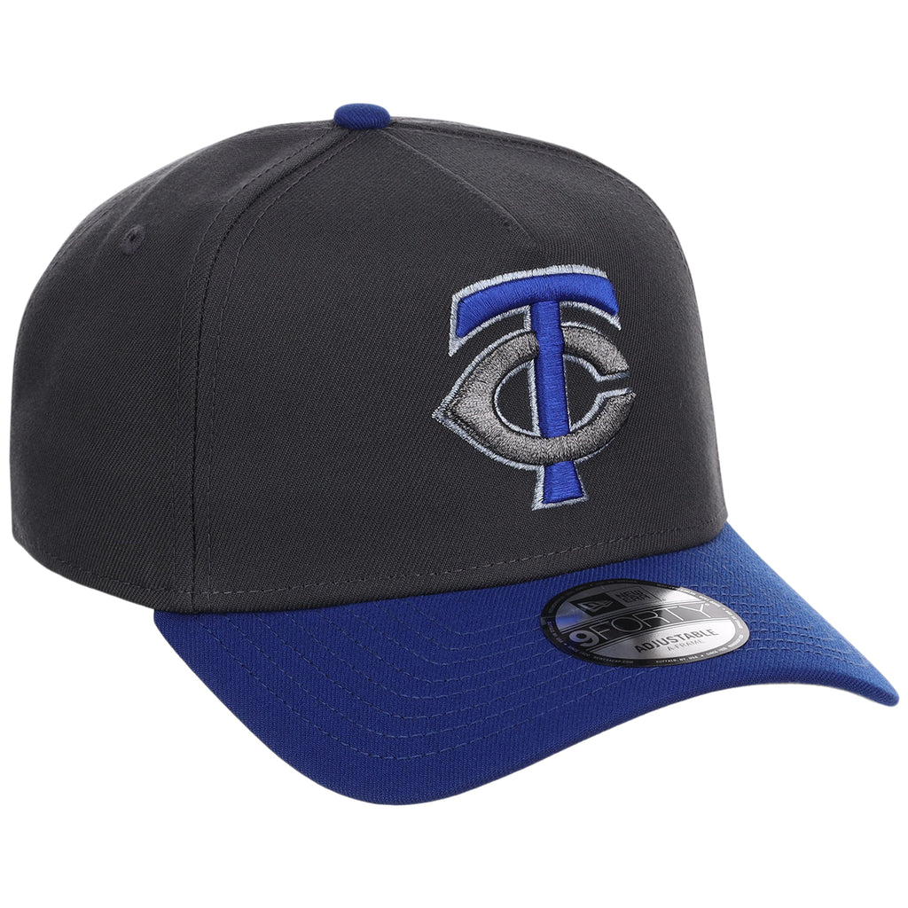 Minnesota Twins MLB Graphite x Royal FASHION CORE New Era 9FORTY A-Frame