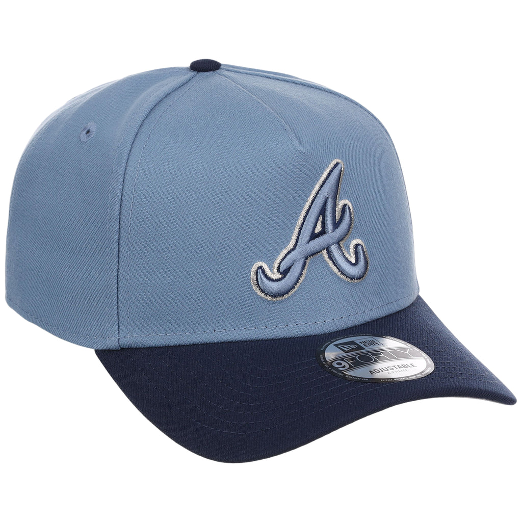 Atlanta Braves MLB Faded Blue x Navy FASHION CORE New Era 9FORTY A-Frame