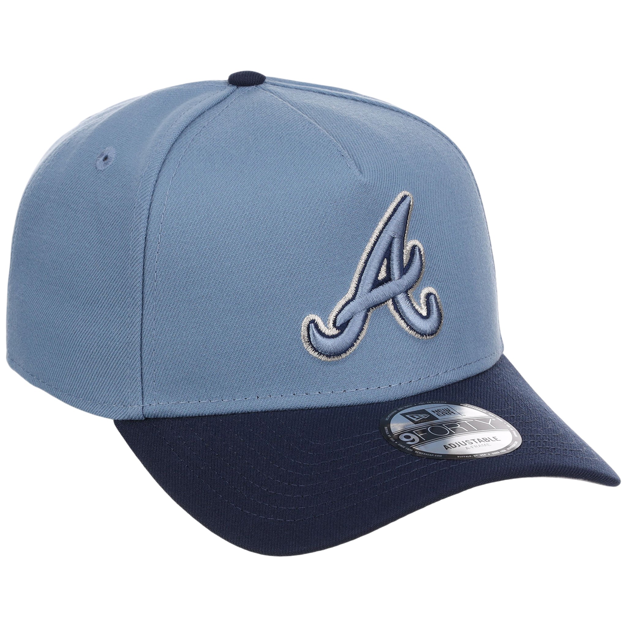 Atlanta Braves MLB Faded Blue x Navy FASHION CORE New Era 9FORTY A-Frame