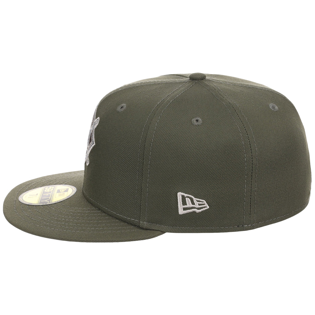 Milwaukee Brewers MLB Olive Alloy New Era 59FIFTY