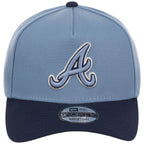 Atlanta Braves MLB Faded Blue x Navy FASHION CORE New Era 9FORTY A-Frame