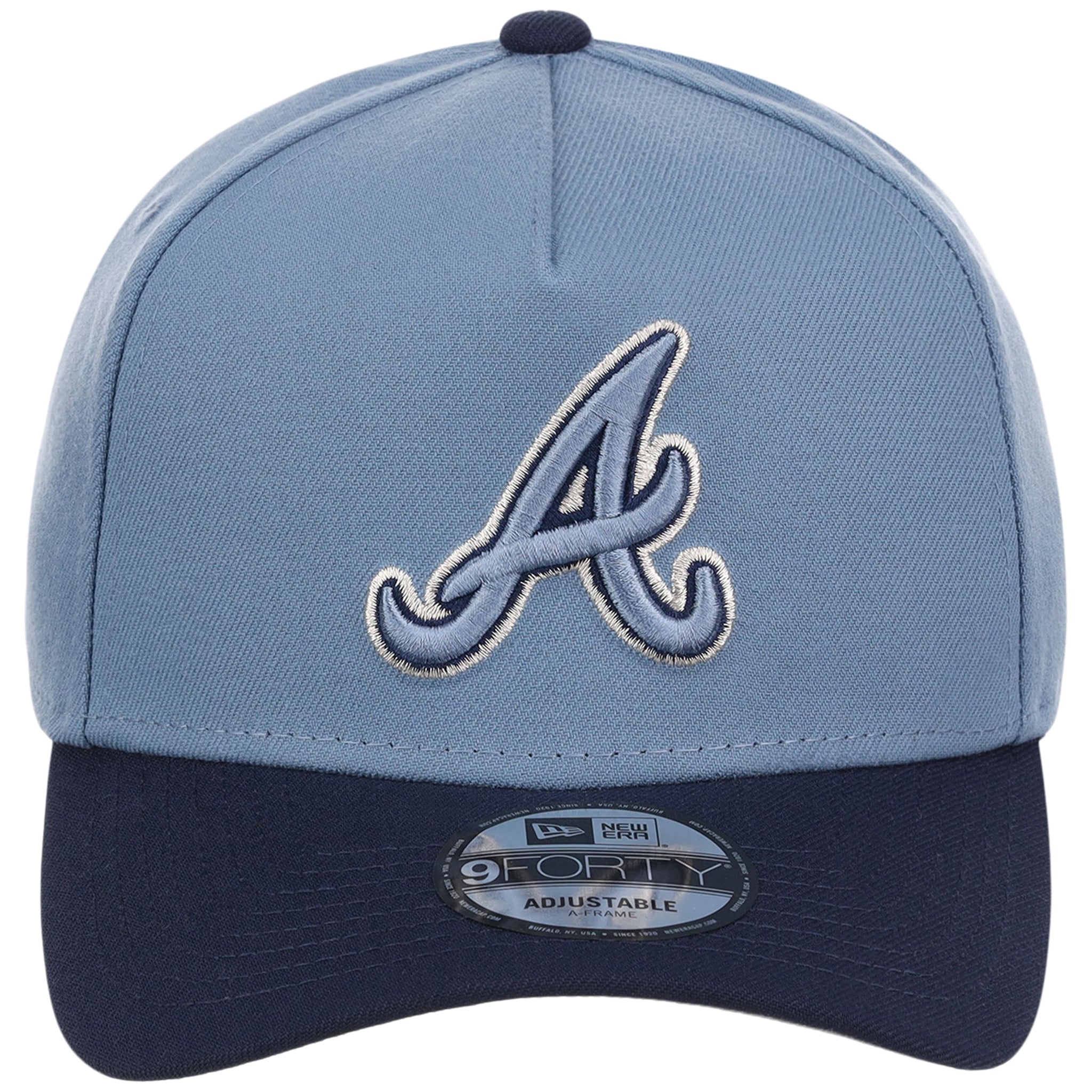 Atlanta Braves MLB Faded Blue x Navy FASHION CORE New Era 9FORTY A-Frame