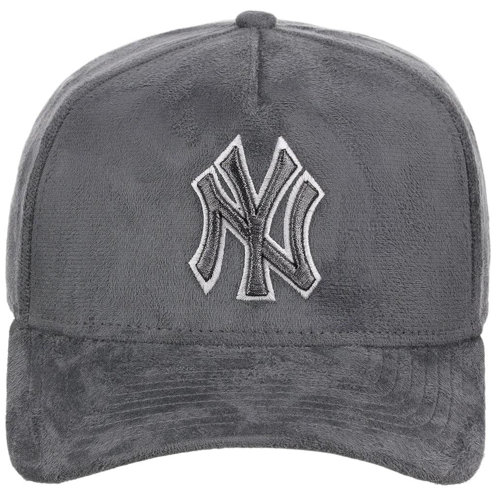 New York Yankees MLB Gray x Suede FASHION CORE New Era 9FORTY A-Frame