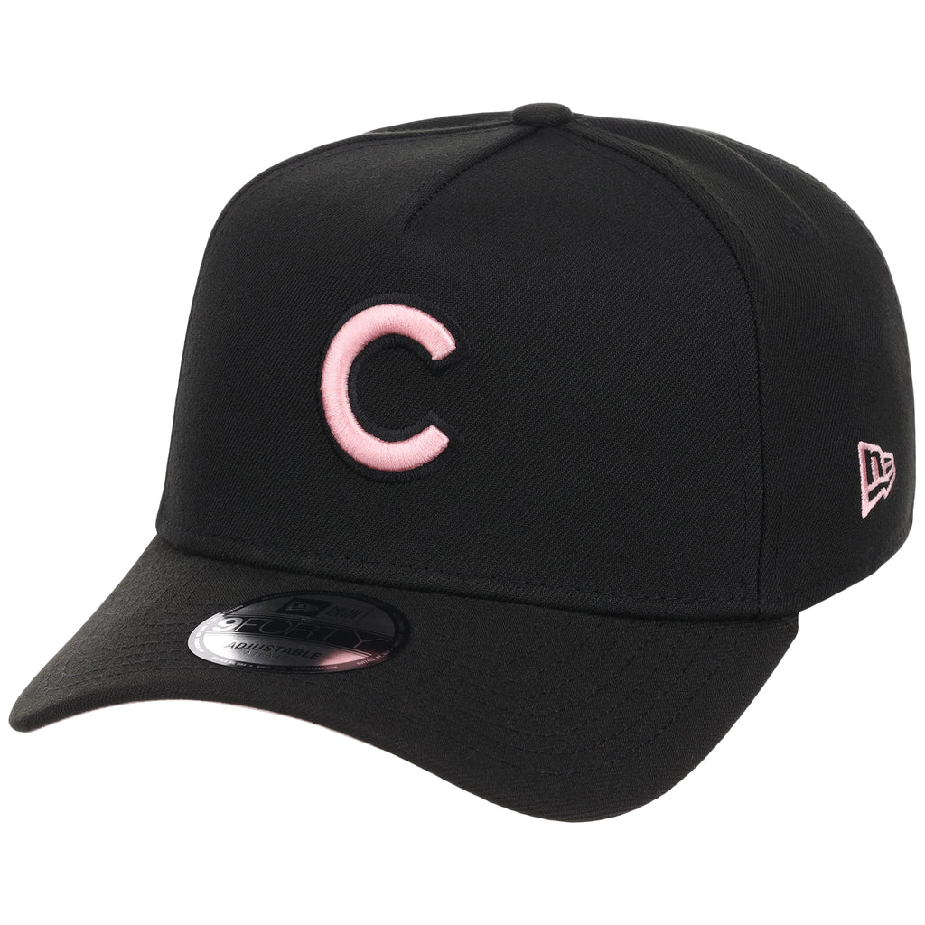 Chicago Cubs MLB Black x Pink FASHION CORE New Era 9FORTY A-Frame