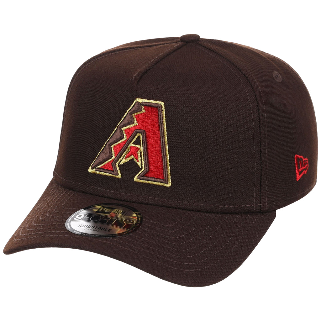 Arizona Diamondbacks MLB Burnt Wood FASHION CORE New Era 9FORTY A-Frame