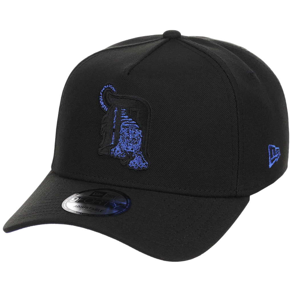 Detroit Tigers MLB Black x Royal FASHION CORE New Era 9FORTY A-Frame