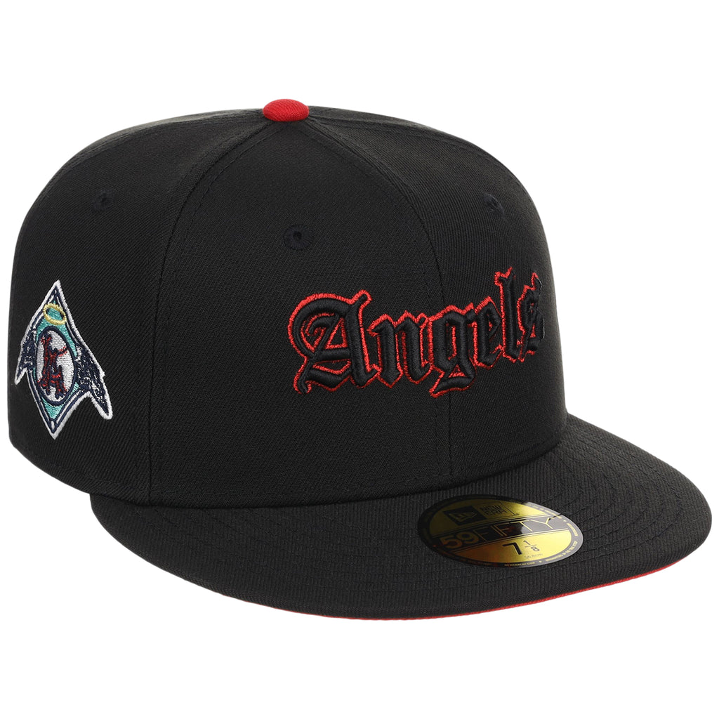 Anaheim Angels New Era 59FIFTY (Black/Black)