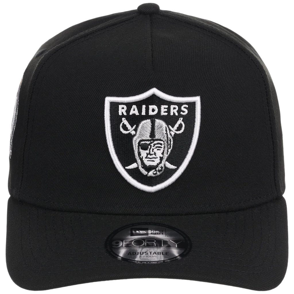 Las Vegas Raiders NFL Black Dome New Era 9FORTY A-Frame