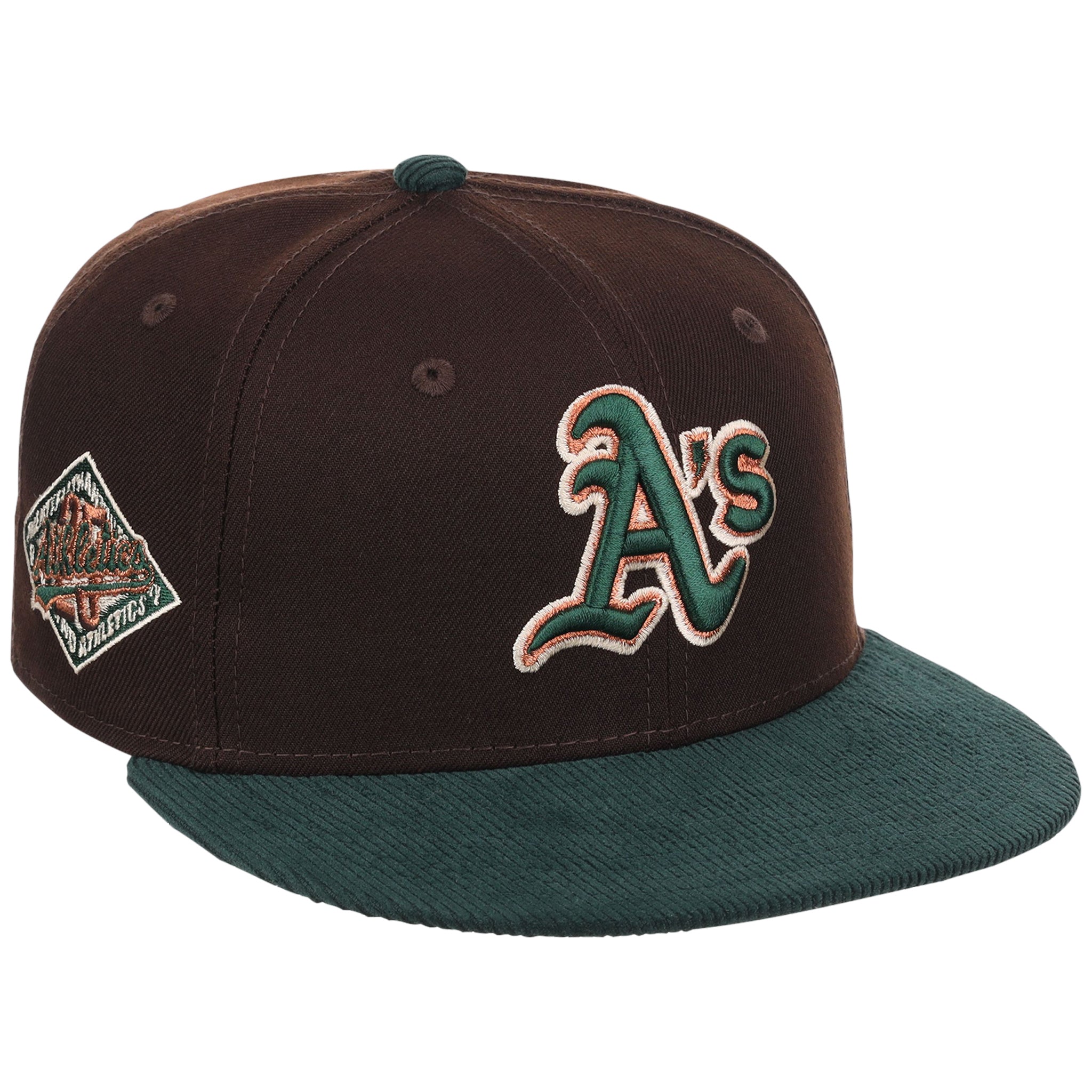 Oakland Athletics MLB Forest Ember New Era 59FIFTY – LidsHatDrop