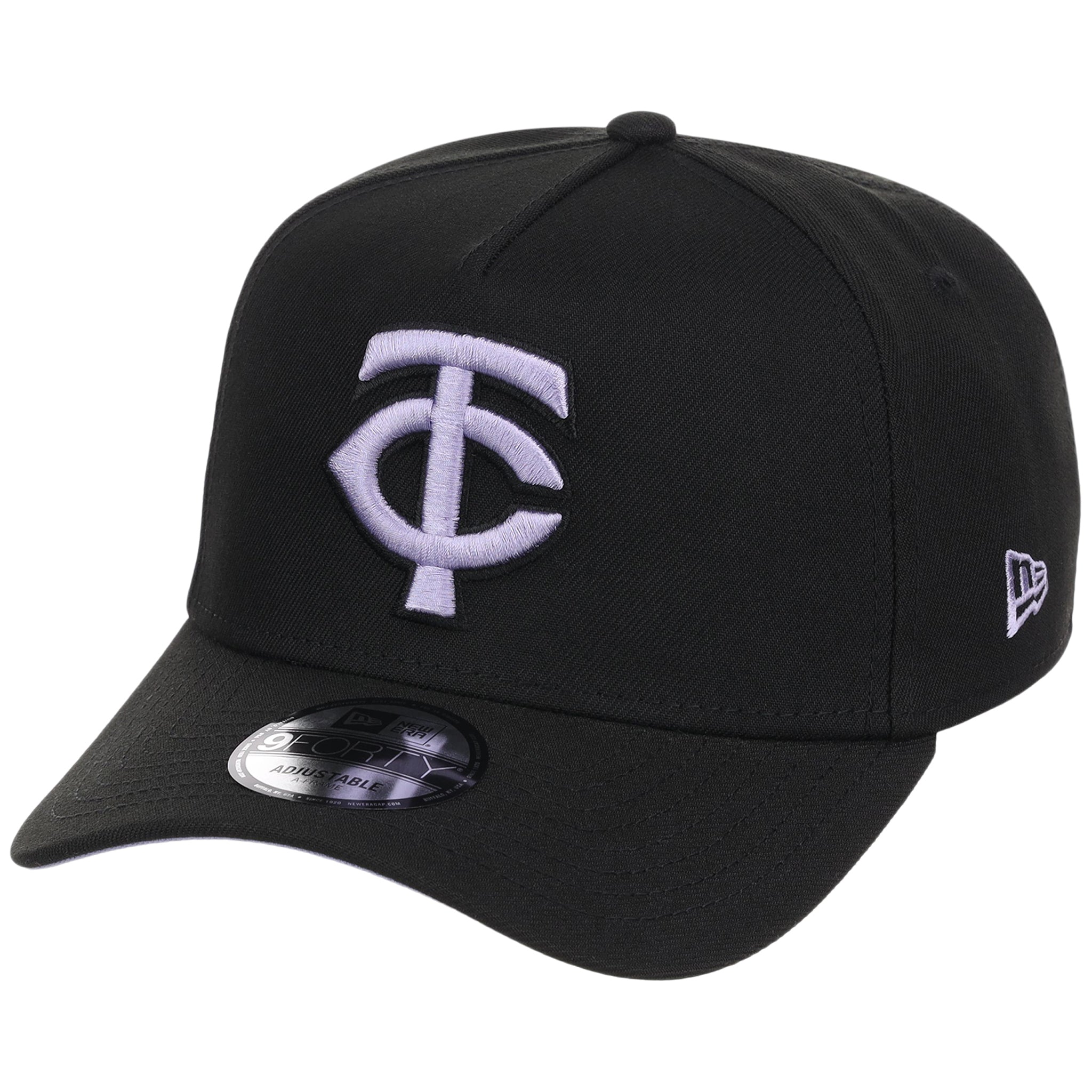 Minnesota Twins MLB Black x Lavender FASHION CORE New Era 9FORTY A-Frame