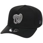 Washington Nationals MLB Liquid Titanium New Era 9FORTY A-Frame