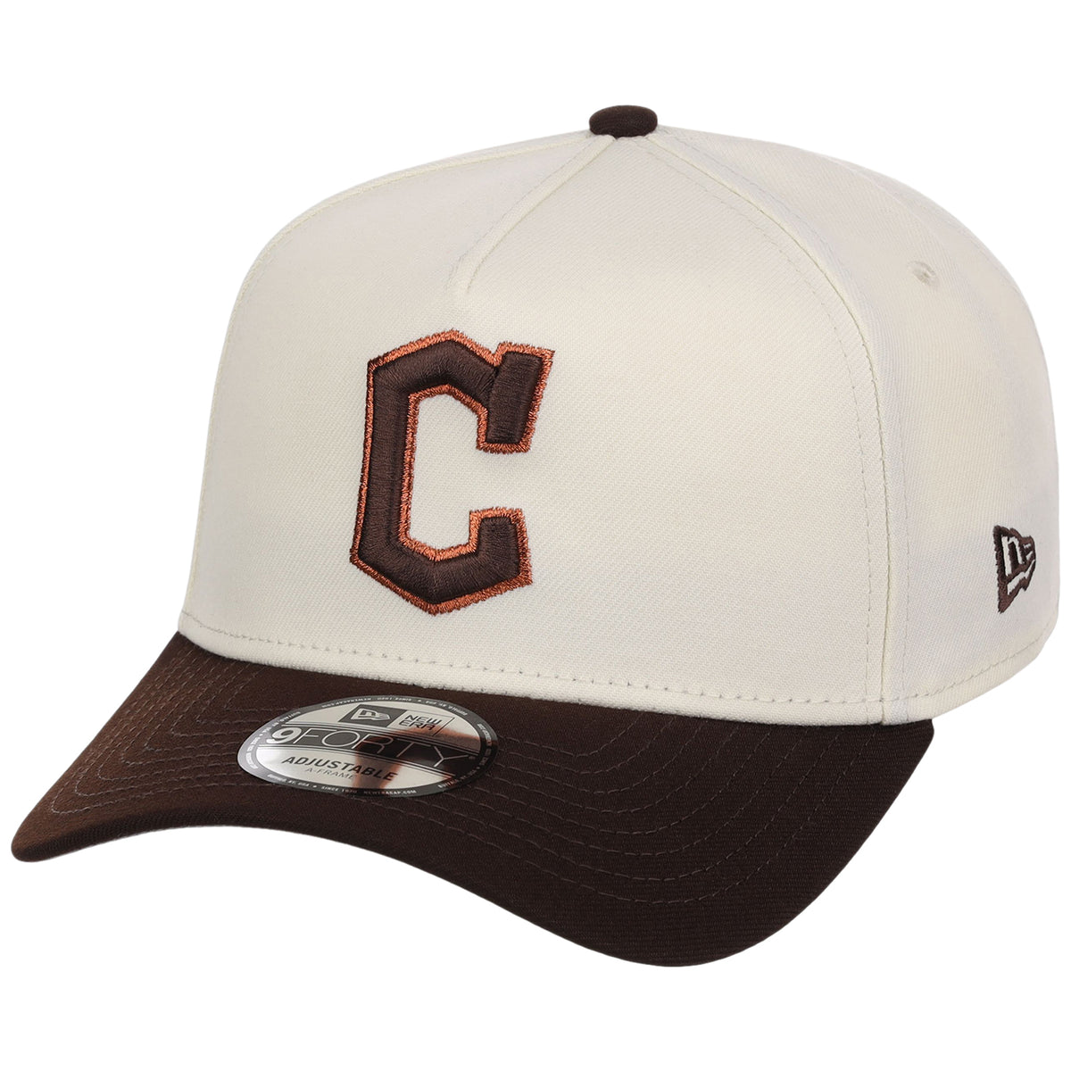 Cleveland Guardians MLB Chrome x Burnt Wood FASHION CORE New Era 9FORTY A-Frame