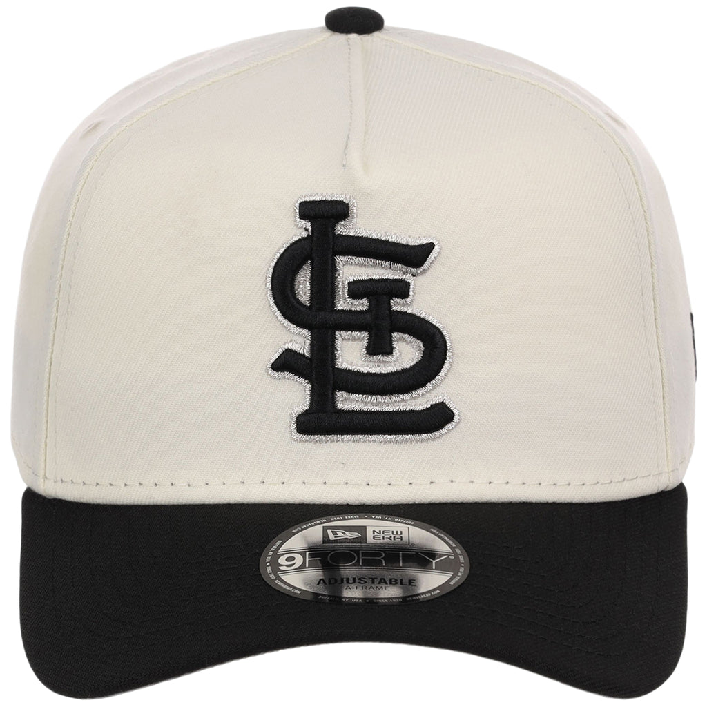 St. Louis Cardinals MLB Chrome x Black FASHION CORE New Era 9FORTY A-Frame