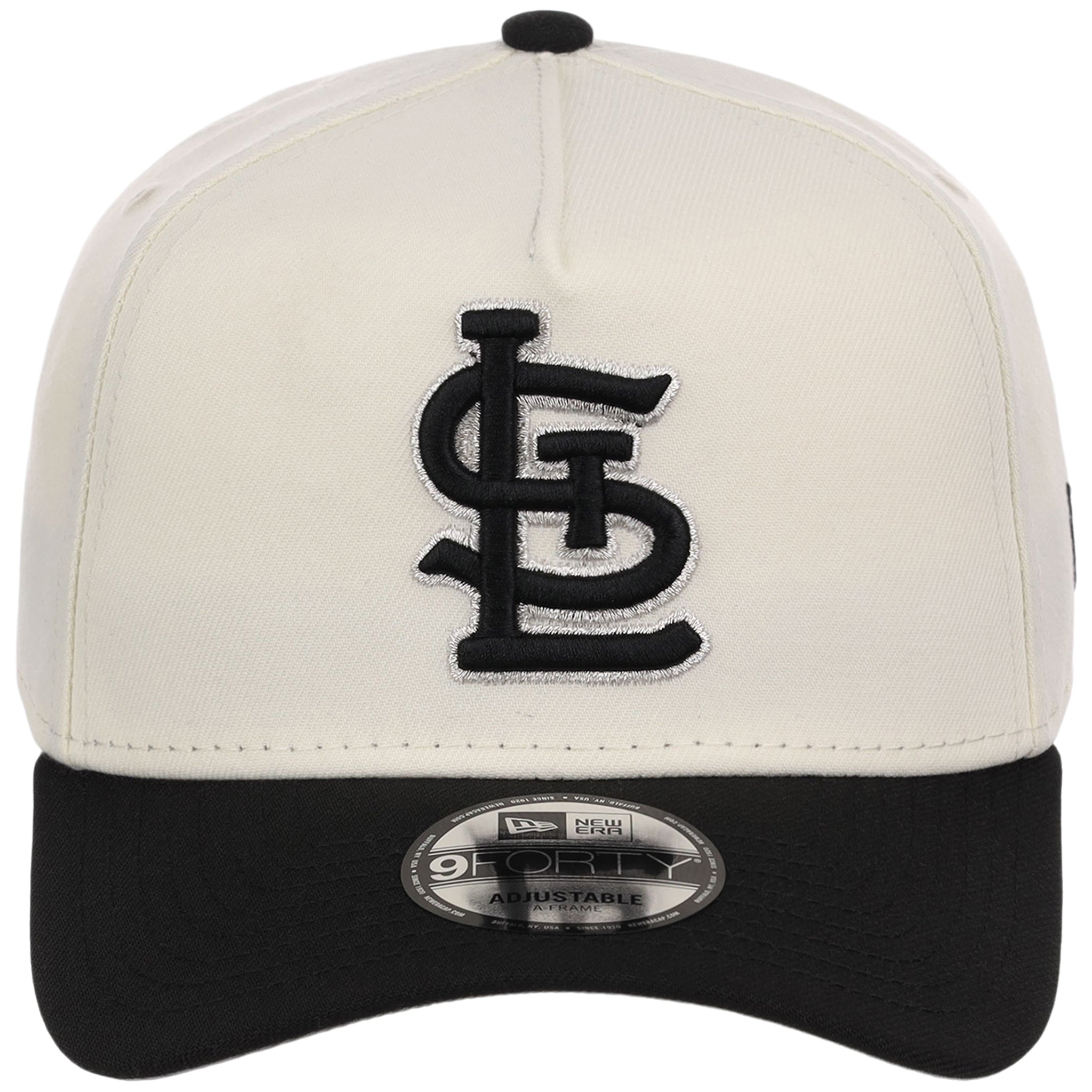 St. Louis Cardinals MLB Chrome x Black FASHION CORE New Era 9FORTY A-Frame