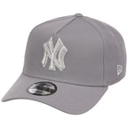 New York Yankees MLB Gray x White FASHION CORE New Era 9FORTY A-Frame
