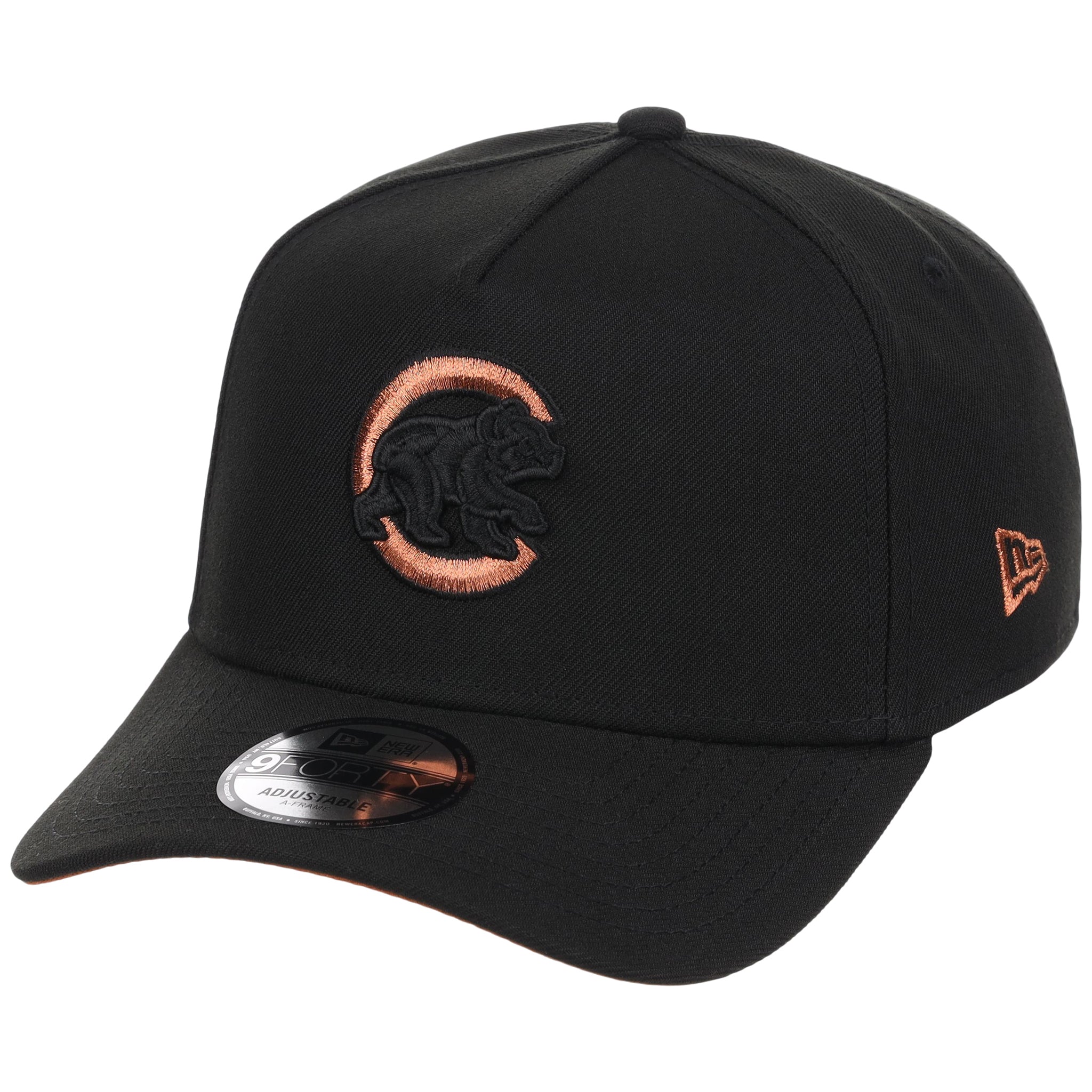 Chicago Cubs MLB Black x Rust FASHION CORE New Era 9FORTY A-Frame