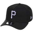 Pittsburgh Pirates MLB Black x Lavender FASHION CORE New Era 9FORTY A-Frame