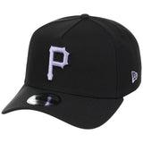 Pittsburgh Pirates MLB Black x Lavender FASHION CORE New Era 9FORTY A-Frame