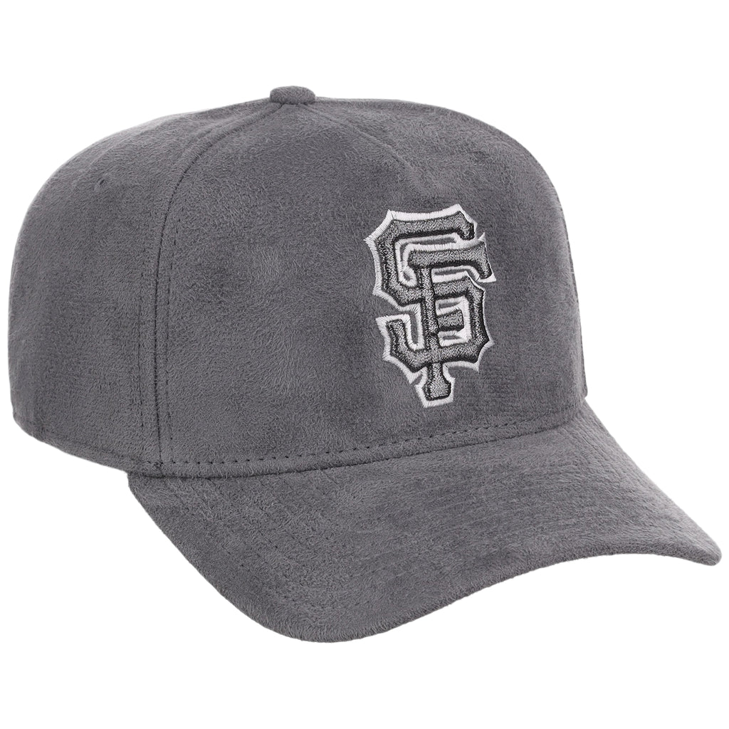 San Francisco Giants MLB Gray x Suede FASHION CORE New Era 9FORTY A-Frame