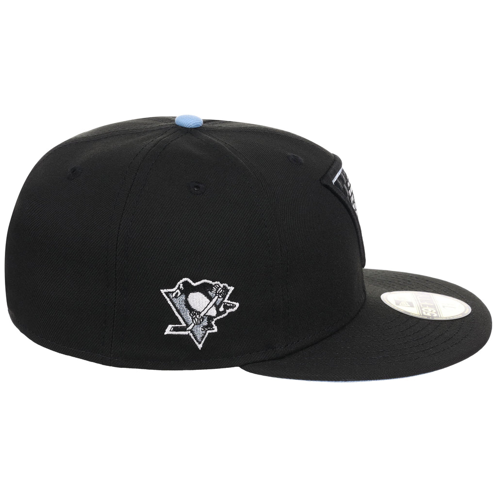 Pittsburgh Penguins Friday Flux New Era 59FIFTY (Black/Black/Sky)