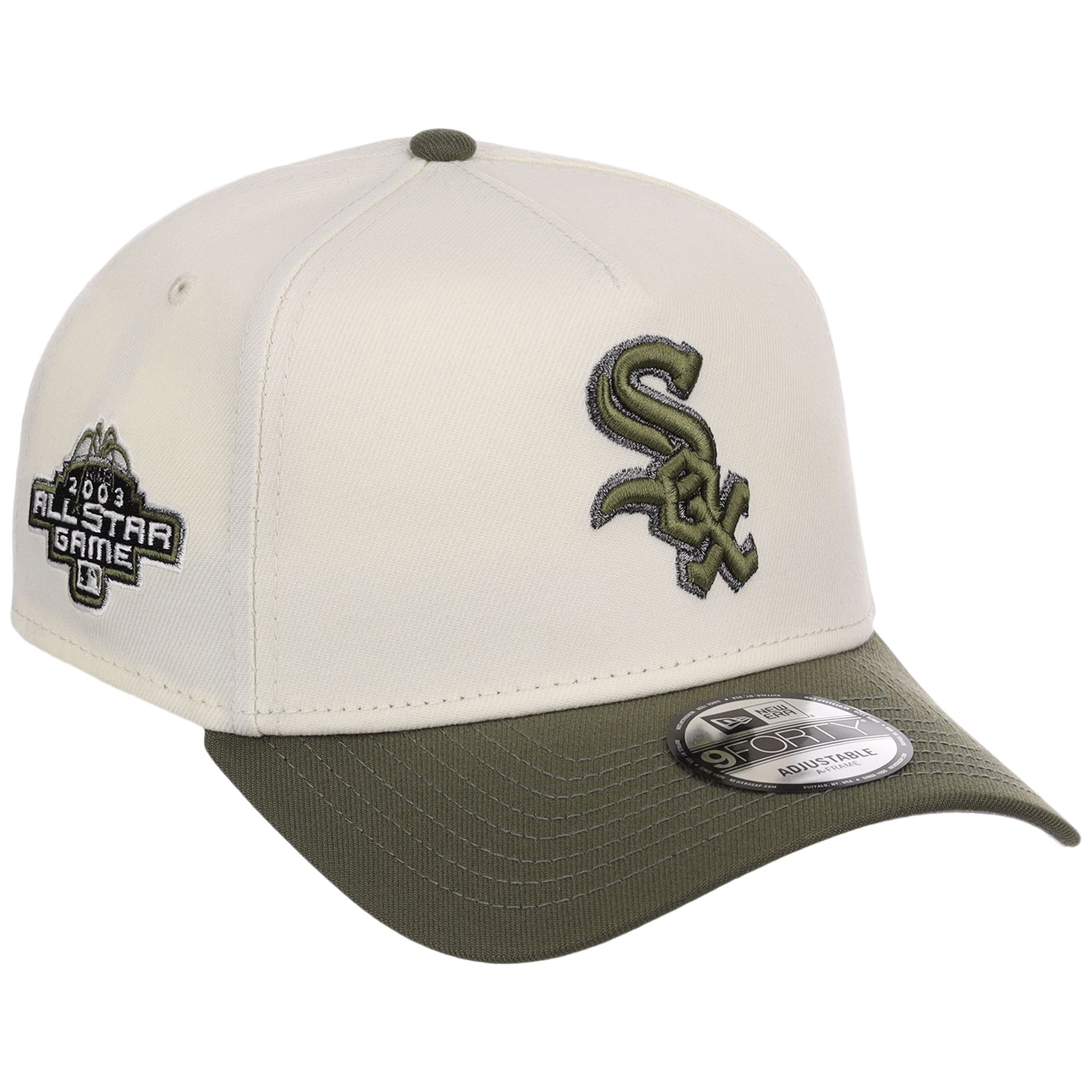 Chicago White Sox MLB Chrome Olive New Era 9FORTY