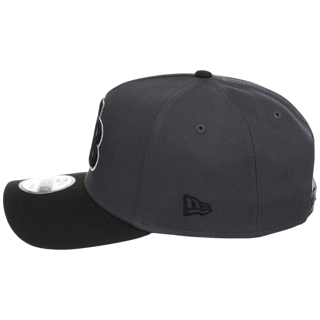 Tampa Bay Rays MLB Graphite x Black FASHION CORE New Era 9FORTY A-Frame