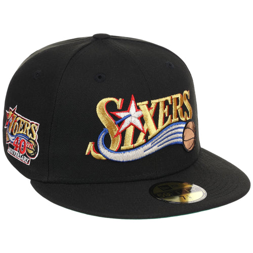 Philadelphia 76Ers NBA Black Dome New Era 59FIFTY