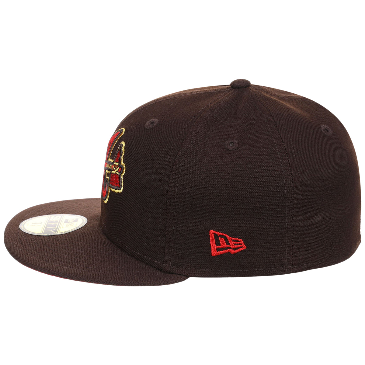 Atlanta Braves MLB Burnt Wood x Red New Era 59FIFTY – 6