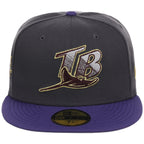 Tampa Bay Rays MLB Midnight Orchid New Era 59FIFTY