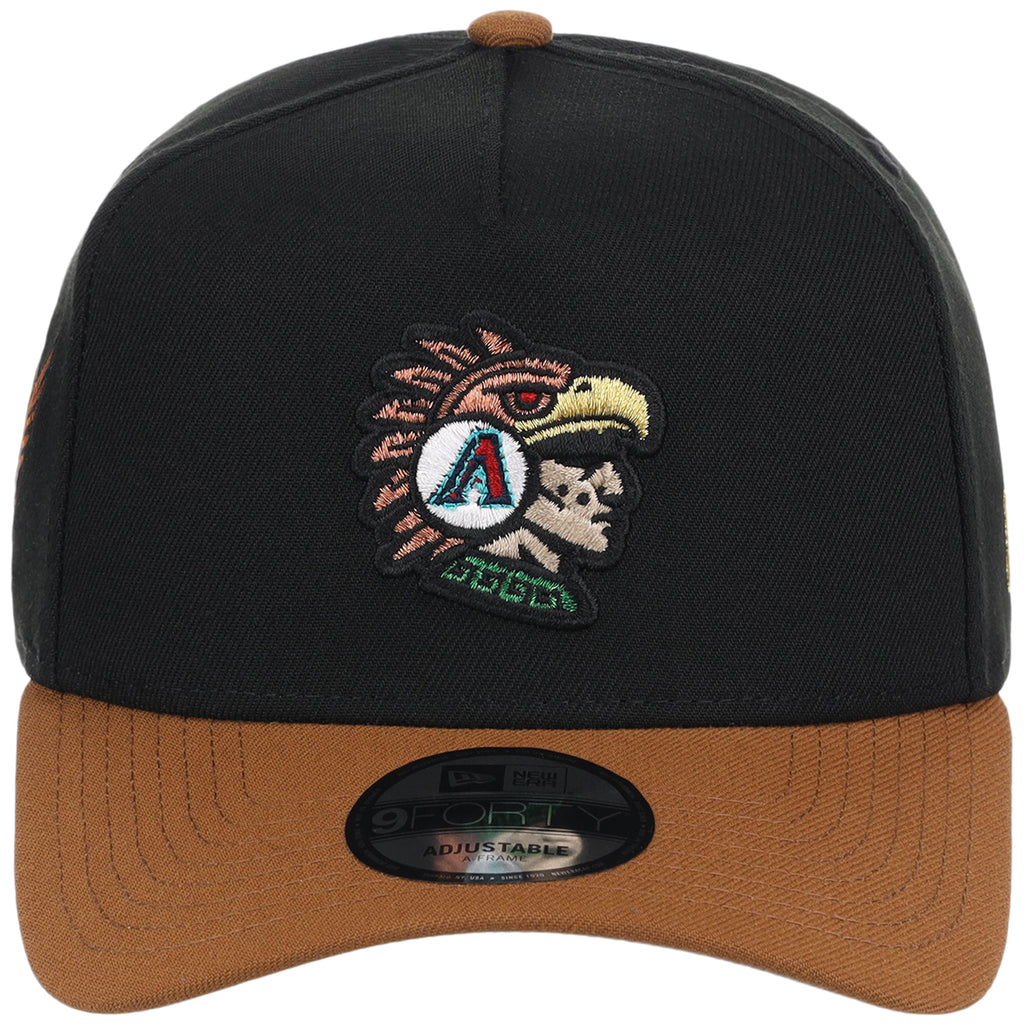 Arizona Diamondbacks Phoenix Crown the City New Era 9FORTY A-Frame (Black/Brown)