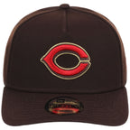 Cincinnati Reds MLB Burnt Wood FASHION CORE New Era 9FORTY A-Frame
