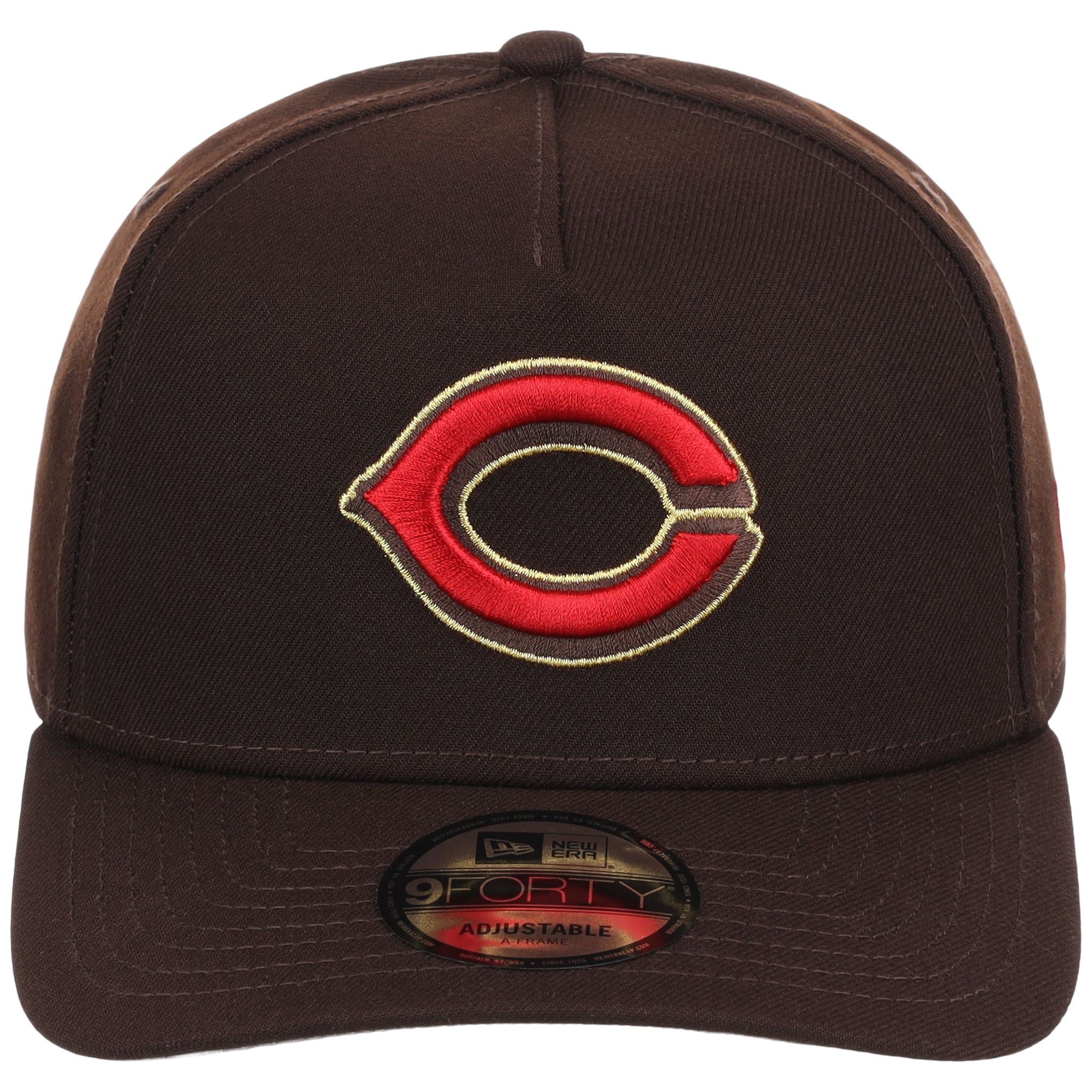 Cincinnati Reds MLB Burnt Wood FASHION CORE New Era 9FORTY A-Frame