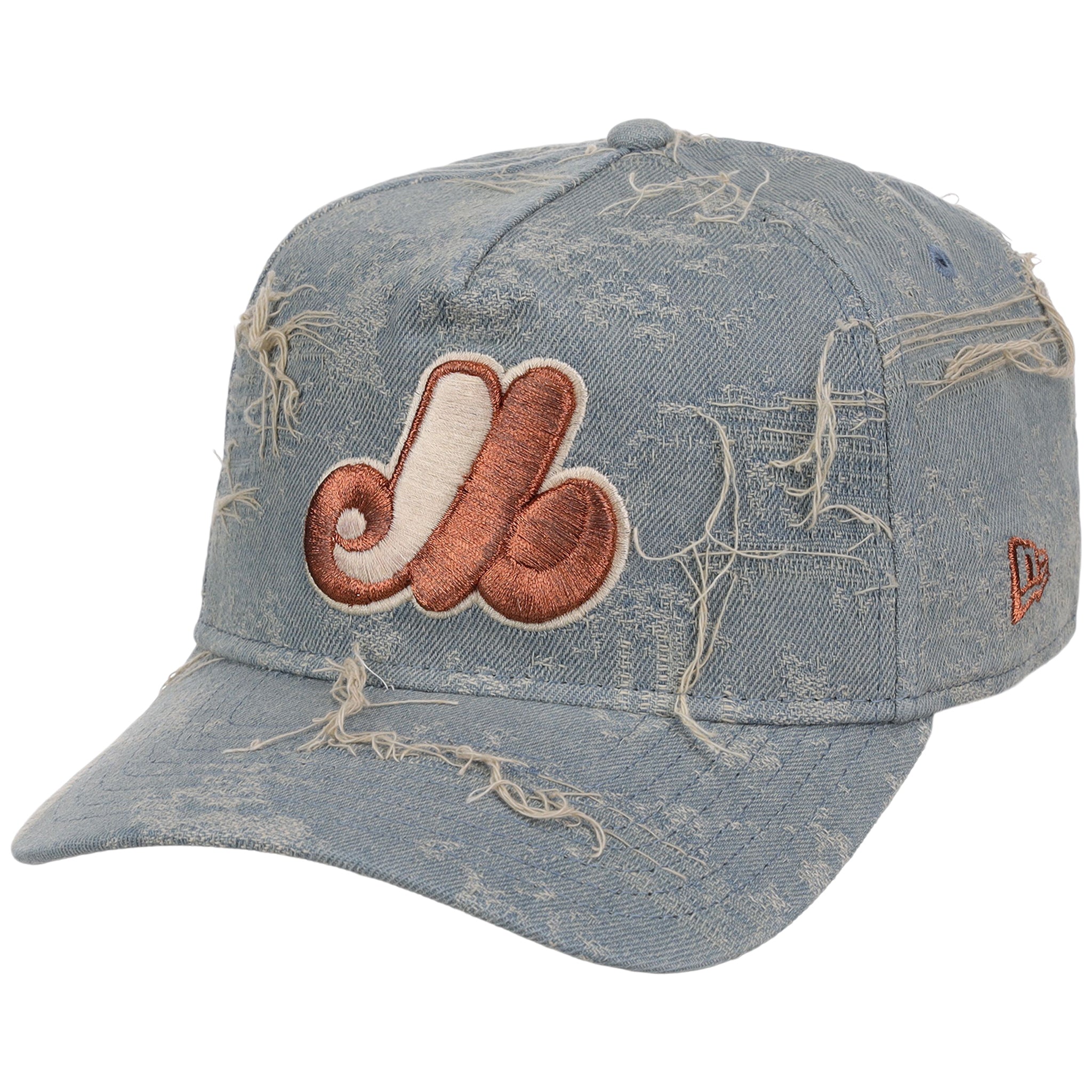 Montreal Expos MLB Oxidized Denim New Era 9FORTY A-Frame