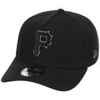 Pittsburgh Pirates MLB Black x Pewter FASHION CORE New Era 9FORTY A-Frame
