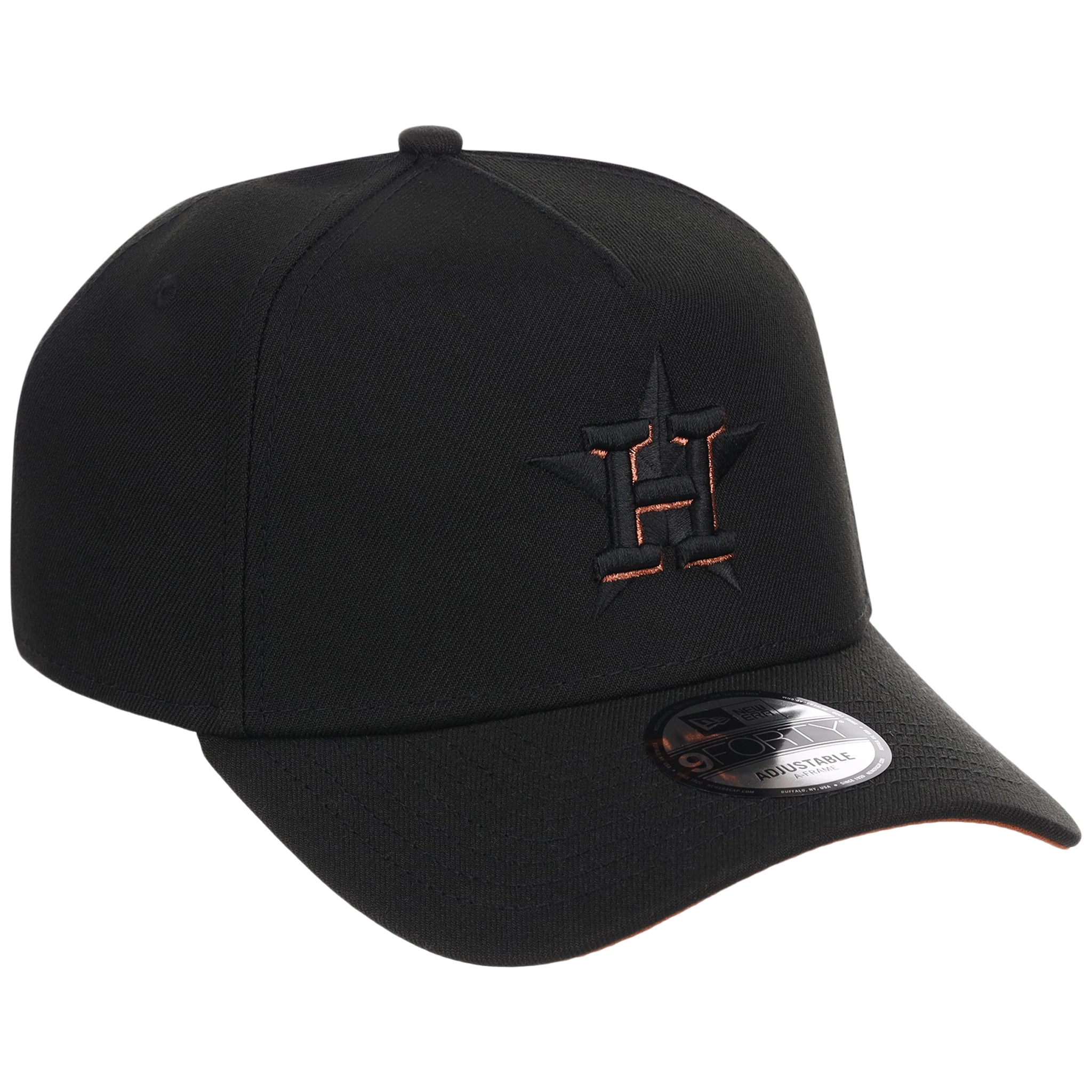 Houston Astros MLB Black x Rust FASHION CORE New Era 9FORTY A-Frame